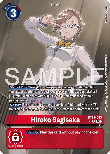 Hiroko Sagisaka [BT24-083] (Alternate Art) [Time Stranger] | Shuffle n Cut Hobbies & Games