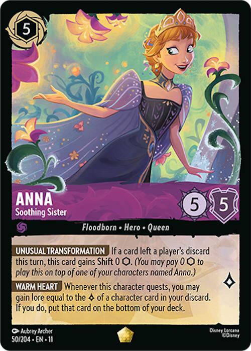 Anna - Soothing Sister (50/204) [Winterspell] | Shuffle n Cut Hobbies & Games