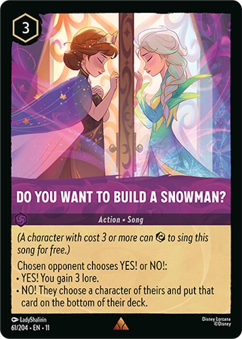 Do You Want To Build A Snowman? (61/204) [Winterspell] | Shuffle n Cut Hobbies & Games