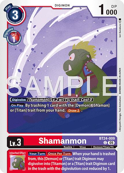 Shamanmon [BT24-009] [Time Stranger] | Shuffle n Cut Hobbies & Games