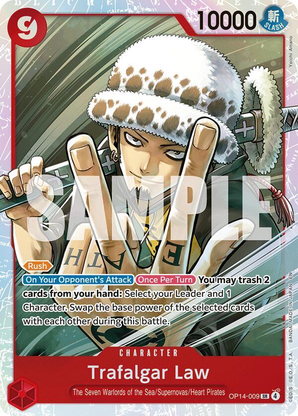 Trafalgar Law (OP14-009) [The Azure Sea's Seven] | Shuffle n Cut Hobbies & Games