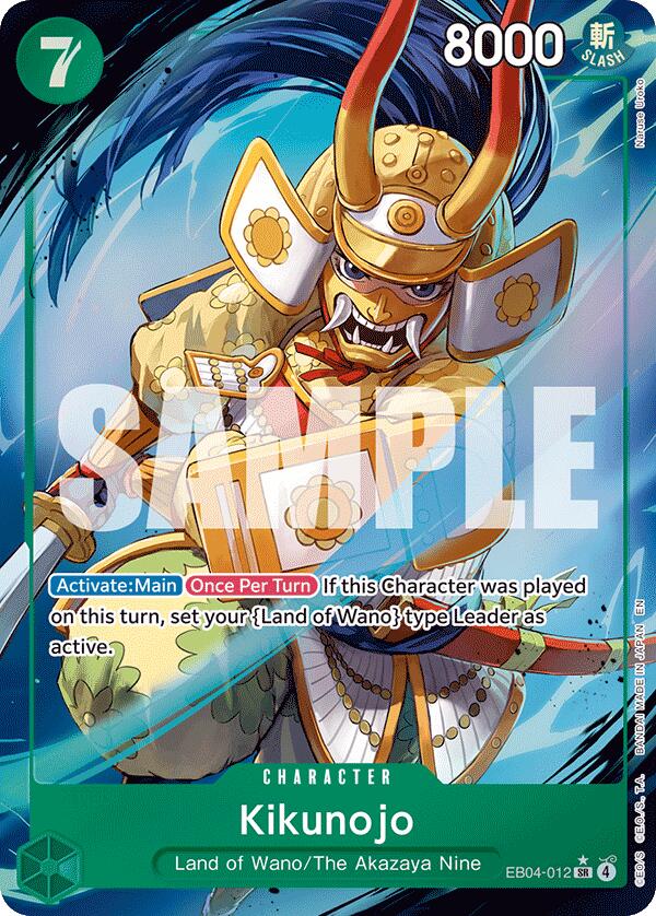 Kikunojo (Alternate Art) [The Azure Sea's Seven] | Shuffle n Cut Hobbies & Games