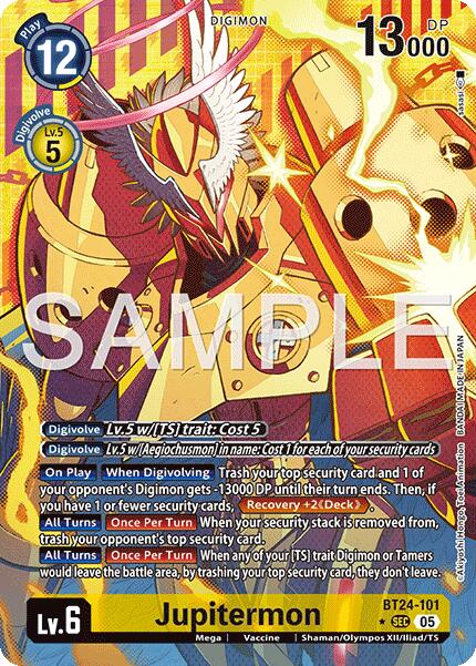 Jupitermon [BT24-101] (Alternate Art) [Time Stranger] | Shuffle n Cut Hobbies & Games