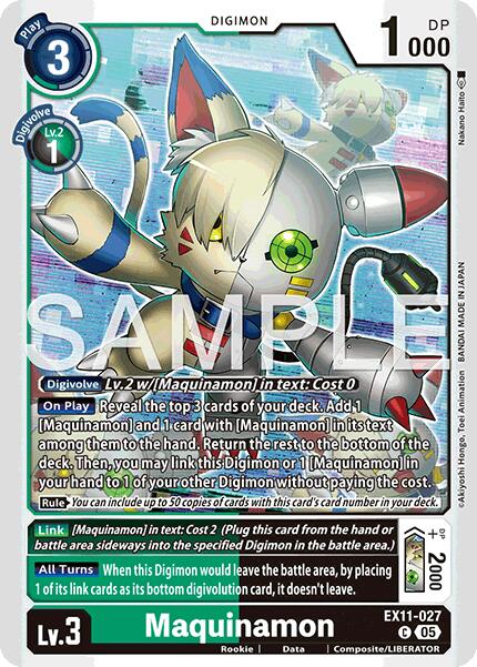 Maquinamon [EX11-027] [Dawn of Liberator] | Shuffle n Cut Hobbies & Games