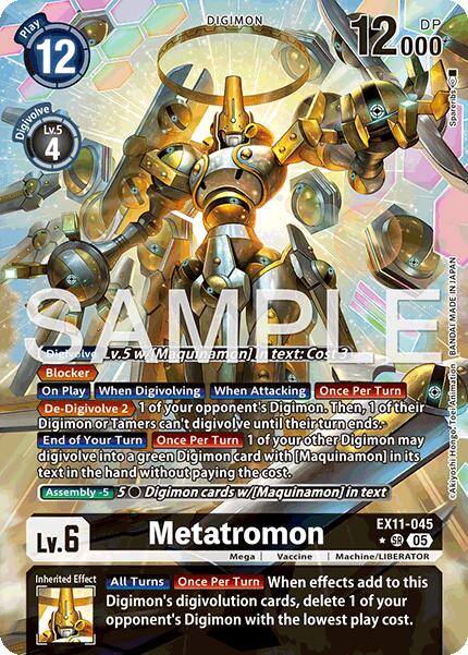 Metatromon [EX11-045] (Alternate Art) [Dawn of Liberator] | Shuffle n Cut Hobbies & Games