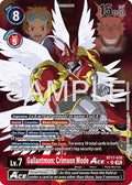 Gallantmon: Crimson Mode ACE [BT17-018] (Alternate Art) [Advanced Booster Digimon Generation]