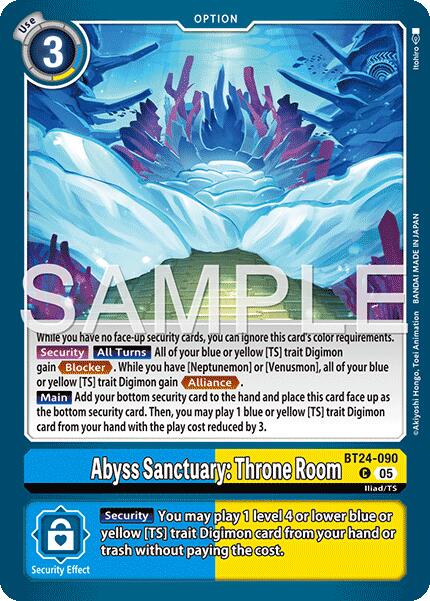 Abyss Sanctuary: Throne Room [BT24-090] [Time Stranger] | Shuffle n Cut Hobbies & Games