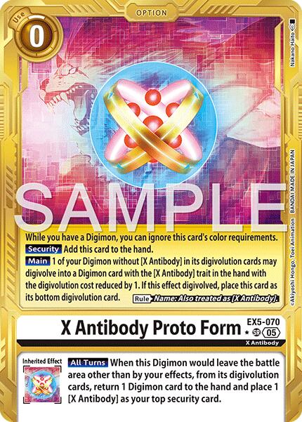 X Antibody Proto Form [EX5-070] (Alternate Art) [Advanced Booster Digimon Generation] | Shuffle n Cut Hobbies & Games