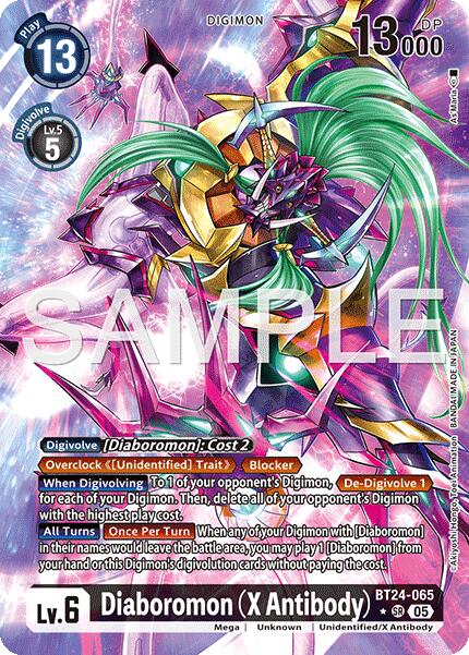Diaboromon [BT24-065] (X Antibody) (Alternate Art) [Time Stranger] | Shuffle n Cut Hobbies & Games