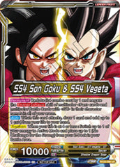 SS4 Son Goku & SS4 Vegeta // SS4 Gogeta, Strongest Fusion Explosion (Champion) (BT25-098) [Tournament Promotion Cards] | Shuffle n Cut Hobbies & Games