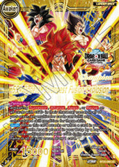 SS4 Son Goku & SS4 Vegeta // SS4 Gogeta, Strongest Fusion Explosion (Champion) (BT25-098) [Tournament Promotion Cards] | Shuffle n Cut Hobbies & Games