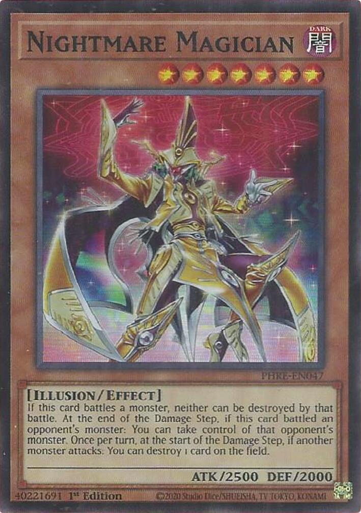Nightmare Magician (Super Rare) [PHRE-EN047] Super Rare | Shuffle n Cut Hobbies & Games