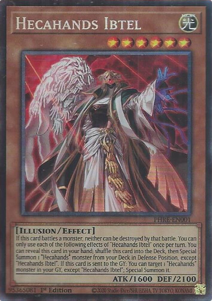 Hecahands Ibtel (CR) [PHRE-EN001] Collector's Rare | Shuffle n Cut Hobbies & Games