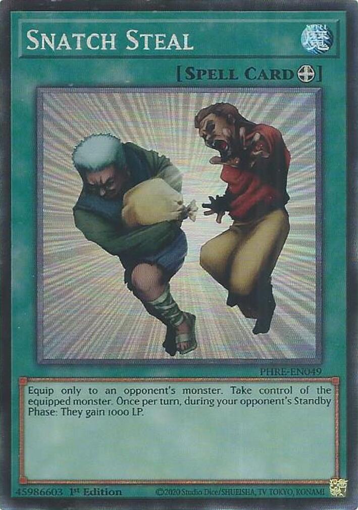 Snatch Steal (CR) [PHRE-EN049] Collector's Rare | Shuffle n Cut Hobbies & Games