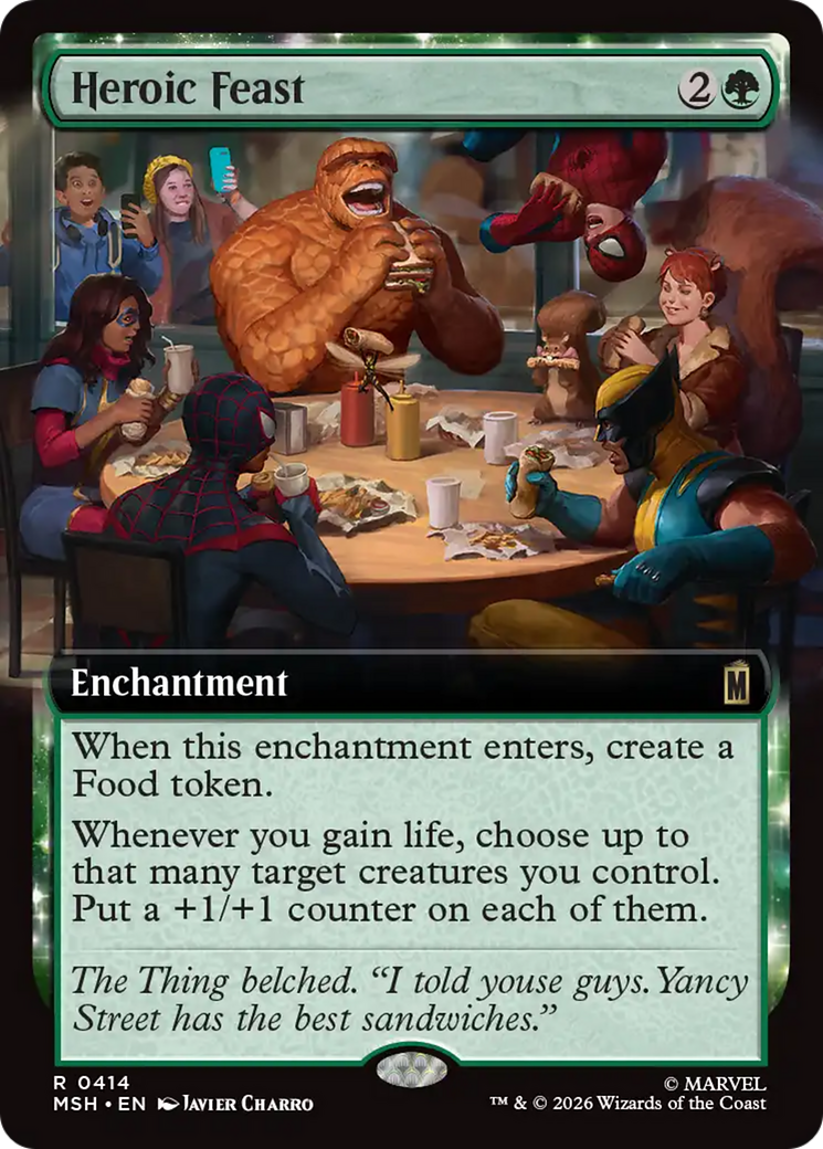 Heroic Feast (Extended Art) [Marvel Super Heroes] | Shuffle n Cut Hobbies & Games