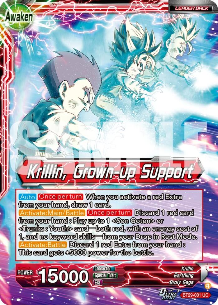 Krillin // Krillin, Grown-up Support (BT29-001) [Fearsome Rivals] | Shuffle n Cut Hobbies & Games