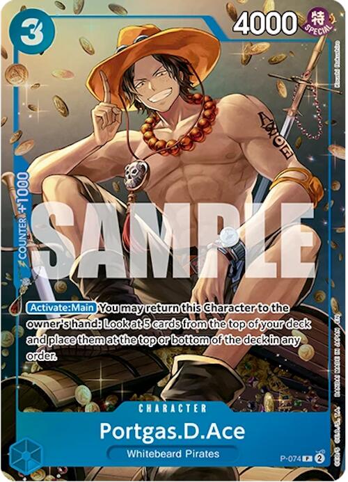 Portgas.D.Ace (Tin Pack Set Vol. 2) [One Piece Promotion Cards] | Shuffle n Cut Hobbies & Games
