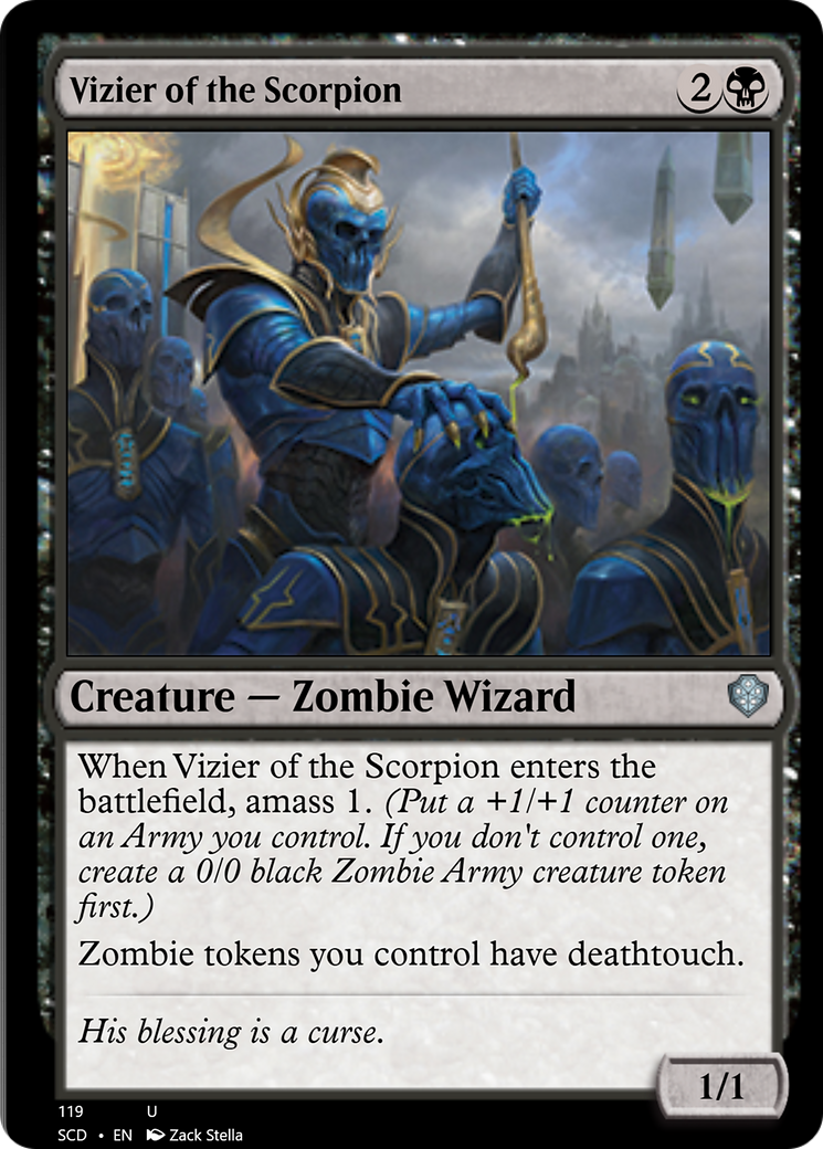Vizier of the Scorpion [Starter Commander Decks] | Shuffle n Cut Hobbies & Games