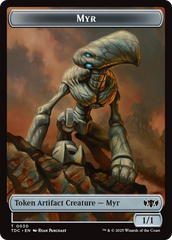 Snake // Myr Double-Sided Token [Tarkir: Dragonstorm Commander Tokens] | Shuffle n Cut Hobbies & Games
