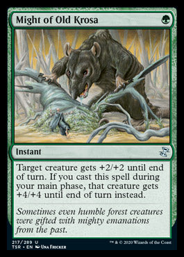 Might of Old Krosa [Time Spiral Remastered] | Shuffle n Cut Hobbies & Games