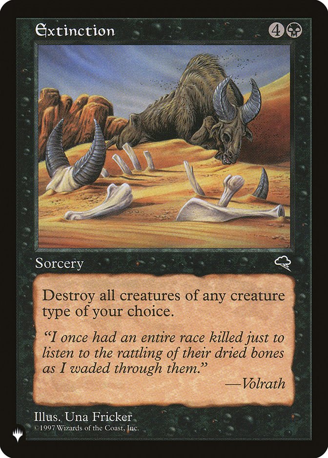 Extinction [The List] | Shuffle n Cut Hobbies & Games