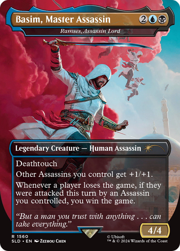 Basim, Master Assassin - Ramses, Assassin Lord (Rainbow Foil) [Secret Lair Drop Series] | Shuffle n Cut Hobbies & Games