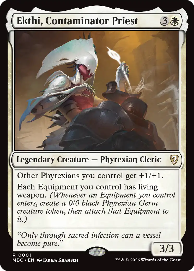 Ekthi, Contaminator Priest [Mystery Booster: Commander Edition] | Shuffle n Cut Hobbies & Games