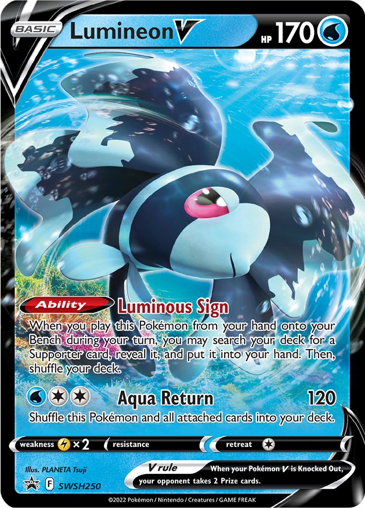 Lumineon V (SWSH250) [Sword & Shield: Black Star Promos] | Shuffle n Cut Hobbies & Games
