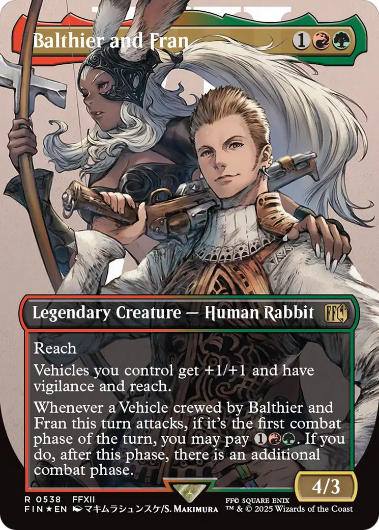Balthier and Fran (Borderless) (Surge Foil) [FINAL FANTASY] | Shuffle n Cut Hobbies & Games