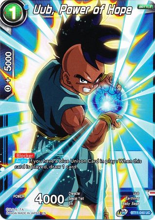Uub, Power of Hope (BT11-040) [Vermilion Bloodline] | Shuffle n Cut Hobbies & Games