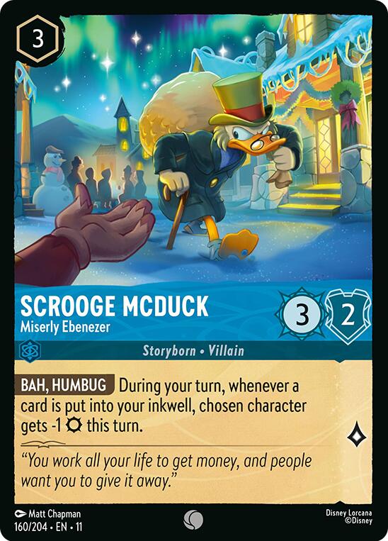 Scrooge McDuck - Miserly Ebenezer (160/204) [Winterspell] | Shuffle n Cut Hobbies & Games