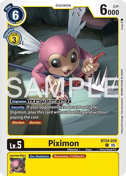 Piximon [BT24-039] [Time Stranger] | Shuffle n Cut Hobbies & Games