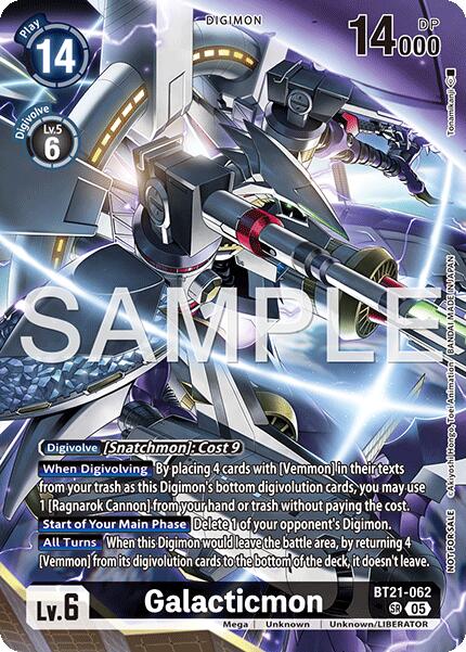 Galacticmon [BT21-062] (2026 Dash Pack Campaign) (Alternate Art - Japanese) [World Convergence] | Shuffle n Cut Hobbies & Games
