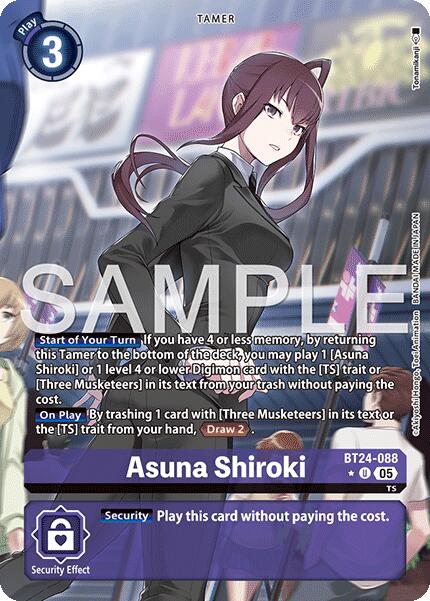 Asuna Shiroki [BT24-088] (Alternate Art) [Time Stranger] | Shuffle n Cut Hobbies & Games