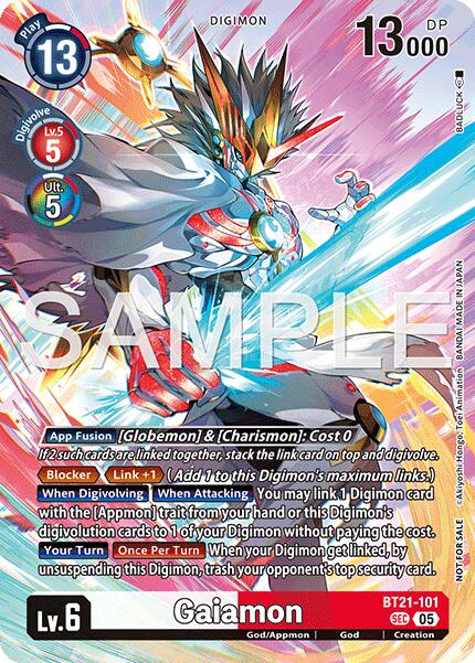 Gaiamon [BT21-101] (2026 Dash Pack Campaign) (Alternate Art - Chinese) [World Convergence] | Shuffle n Cut Hobbies & Games