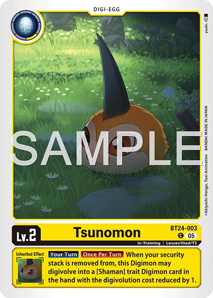 Tsunomon [BT24-003] [Time Stranger] | Shuffle n Cut Hobbies & Games