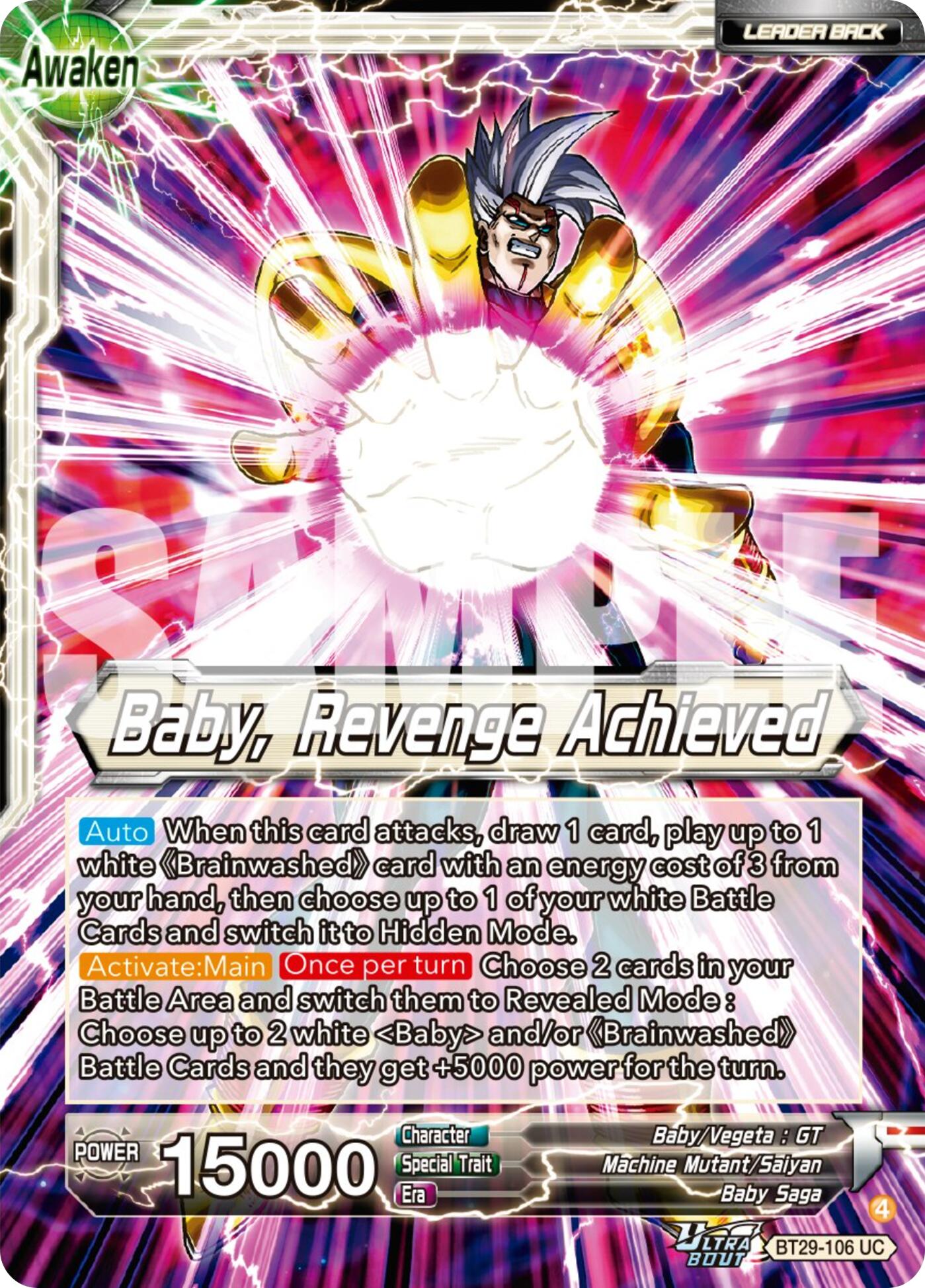 Baby // Baby, Revenge Achieved (BT29-106) [Fearsome Rivals] | Shuffle n Cut Hobbies & Games