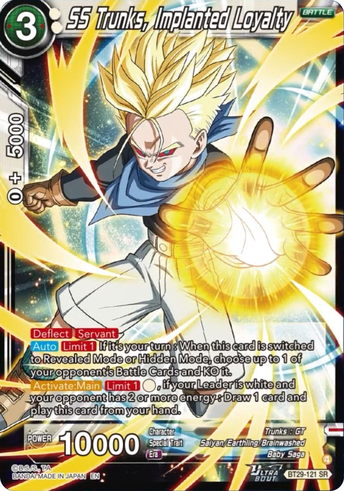 SS Trunks, Implanted Loyalty (BT29-121) [Fearsome Rivals] | Shuffle n Cut Hobbies & Games