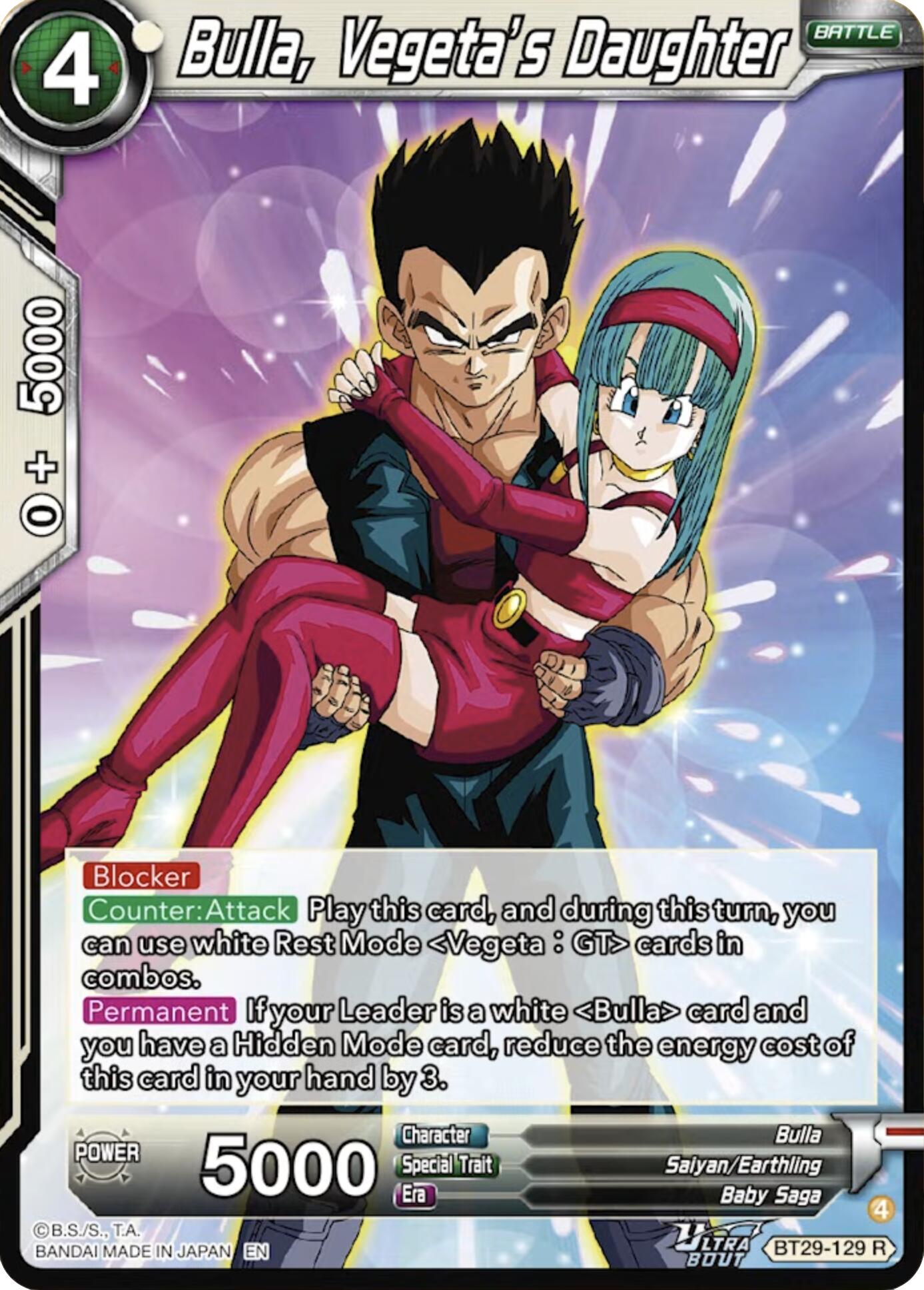 Bulla, Vegeta's Daughter (BT29-129) [Fearsome Rivals] | Shuffle n Cut Hobbies & Games