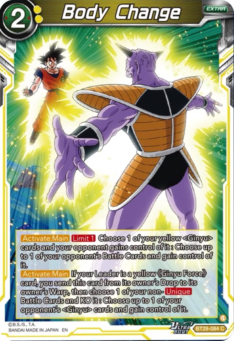 Body Change (BT29-084) [Fearsome Rivals] | Shuffle n Cut Hobbies & Games