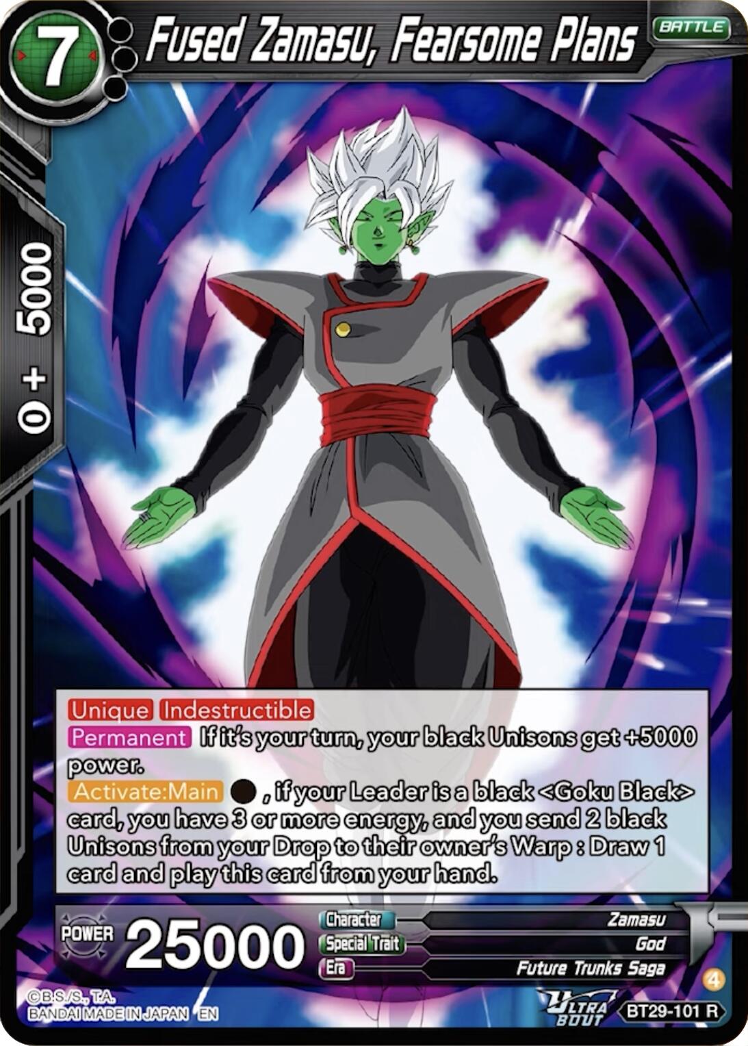 Fused Zamasu, Fearsome Plans (BT29-101) [Fearsome Rivals] | Shuffle n Cut Hobbies & Games