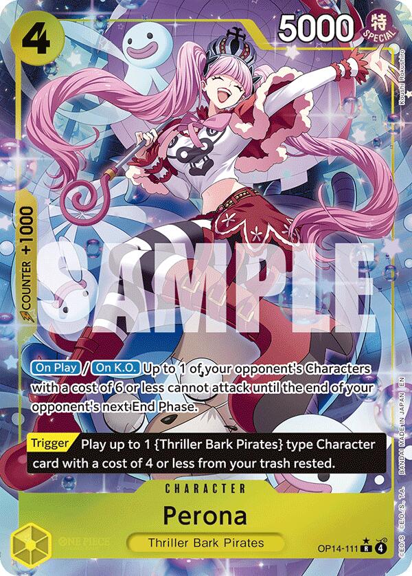 Perona (111) (Alternate Art) [The Azure Sea's Seven] | Shuffle n Cut Hobbies & Games
