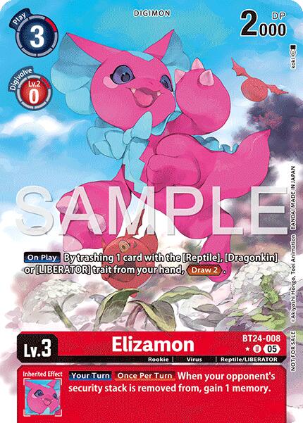Elizamon [BT24-008] (Box Topper) [Time Stranger] | Shuffle n Cut Hobbies & Games
