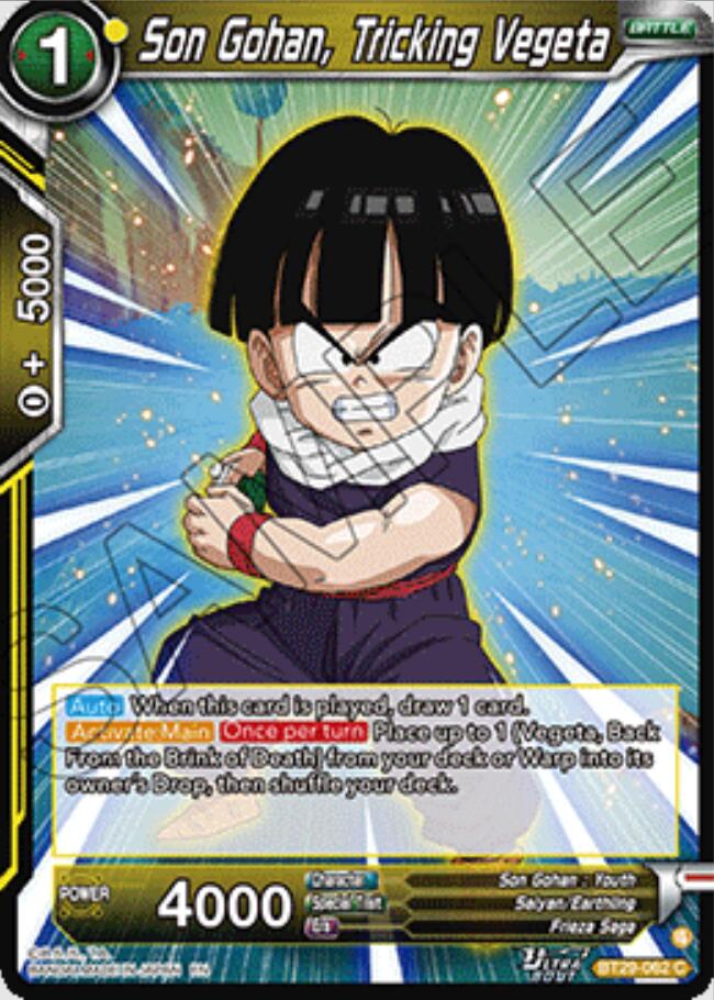 Son Gohan, Tricking Vegeta (BT29-062) [Fearsome Rivals] | Shuffle n Cut Hobbies & Games