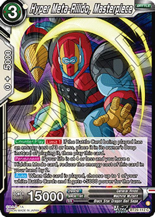 Hyper Meta-Rilldo, Masterpiece (BT29-112) [Fearsome Rivals] | Shuffle n Cut Hobbies & Games