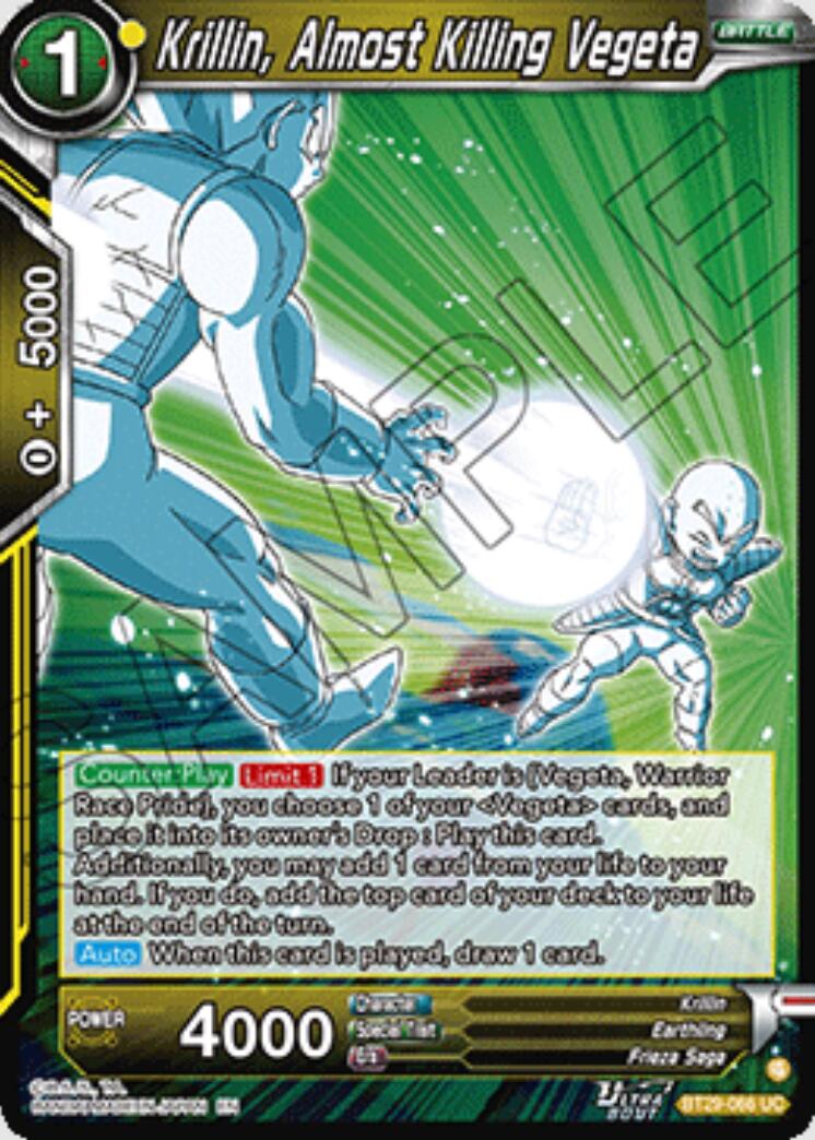 Krillin, Almost Killing Vegeta (BT29-066) [Fearsome Rivals] | Shuffle n Cut Hobbies & Games