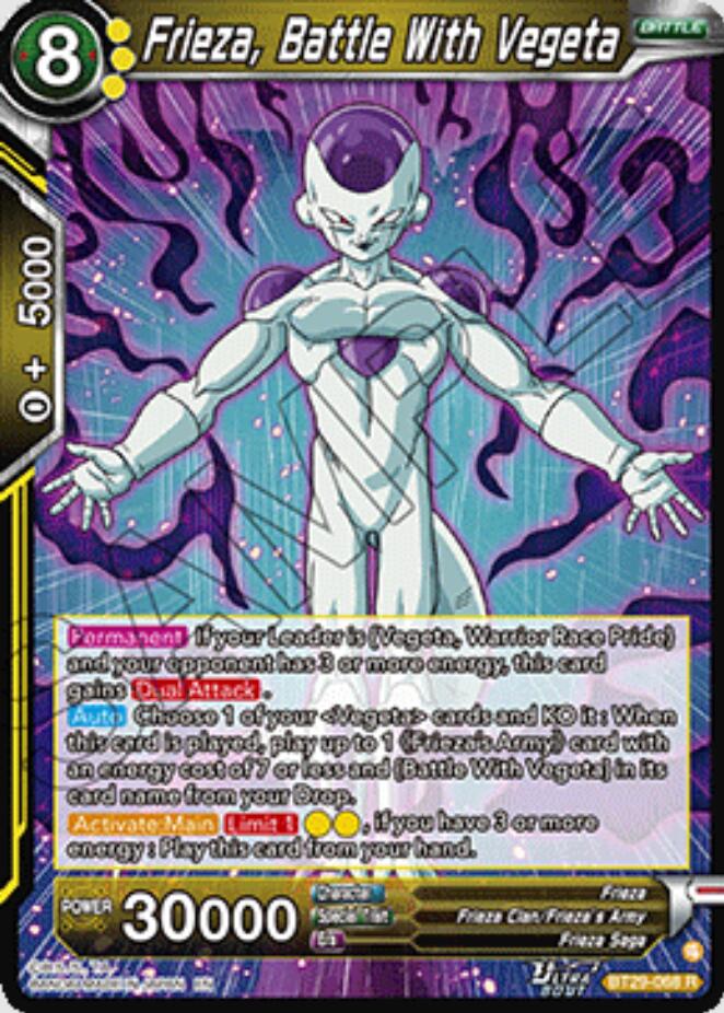 Frieza, Battle With Vegeta (BT29-068) [Fearsome Rivals] | Shuffle n Cut Hobbies & Games