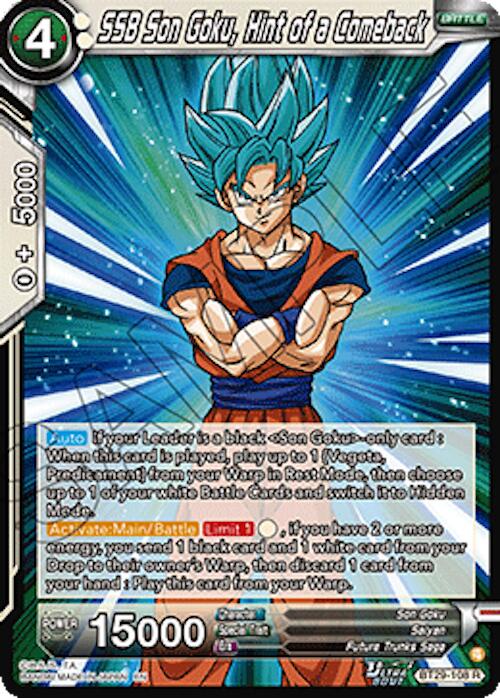 SSB Son Goku, Hint of a Comeback (BT29-108) [Fearsome Rivals] | Shuffle n Cut Hobbies & Games