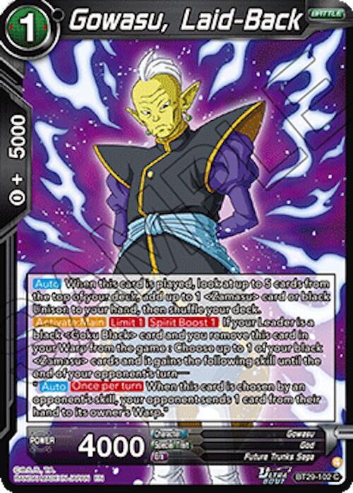 Gowasu, Laid-Back (BT29-102) [Fearsome Rivals] | Shuffle n Cut Hobbies & Games