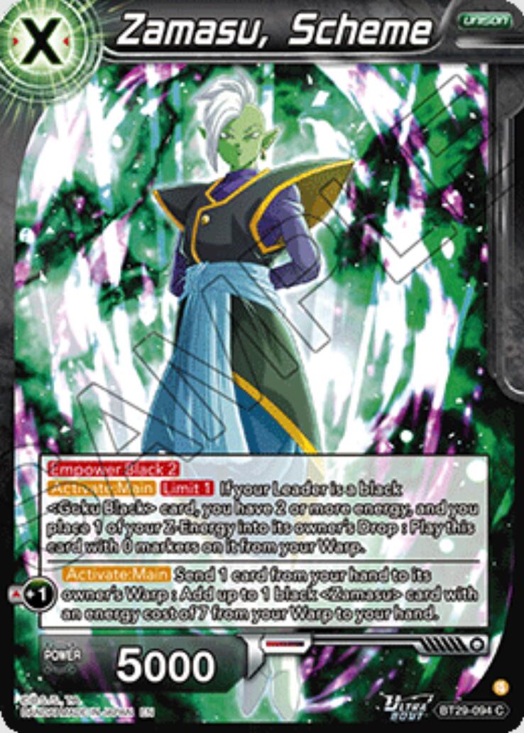 Zamasu, Scheme (BT29-094) [Fearsome Rivals] | Shuffle n Cut Hobbies & Games